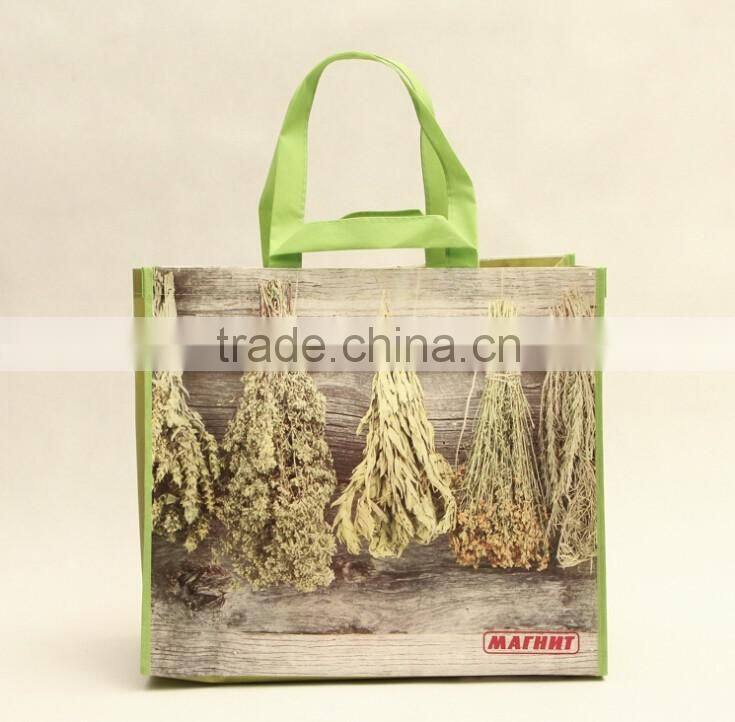 Reusable Logo Printed PP Shopping Bag
