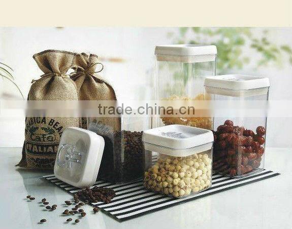 hot selling food grade plastic container with lid