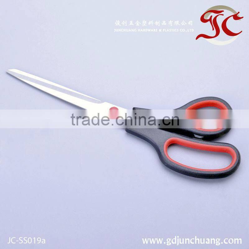 Cheaper promotion PP+TPR handle office scissors