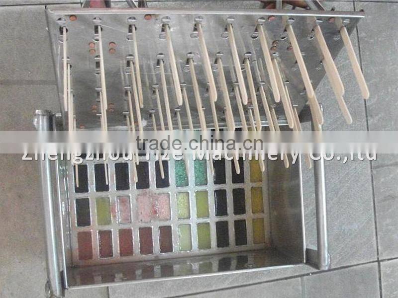 Refrigerant f404a CE approved popsicle making machine / ice popsicle machine