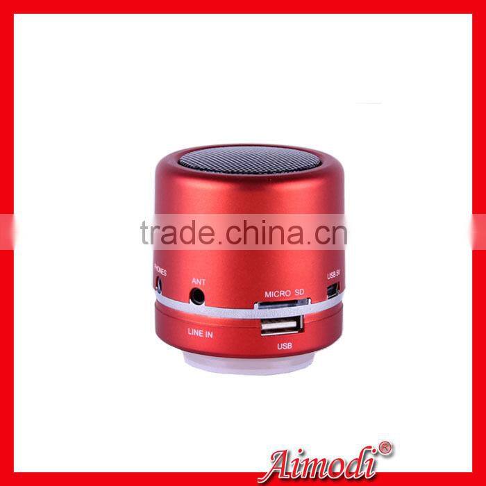 new products factory mini card speaker with FM,TF card