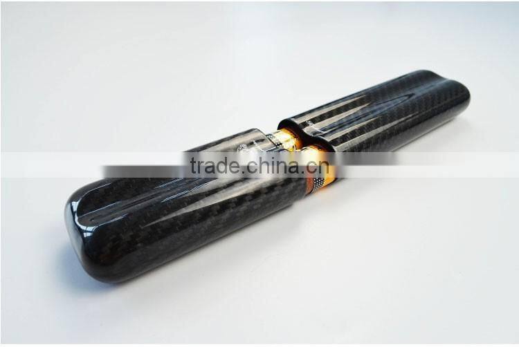 Hot-selling portable best quality travelling pure carbon fiber cigar case cigar packaging for business man