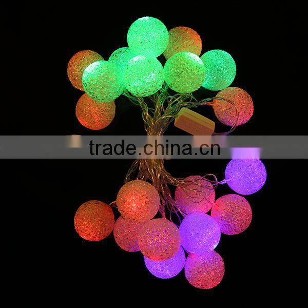multicolor decoration plastic ball string light