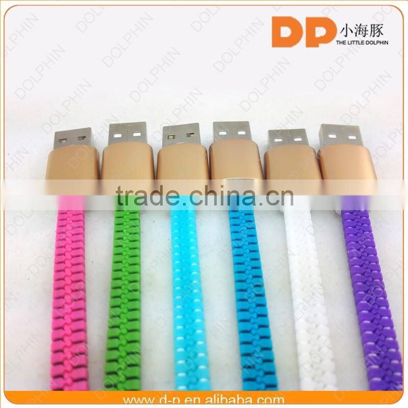 zipper usb cable 2-in-1 cable zipper USB data cable world best selling products