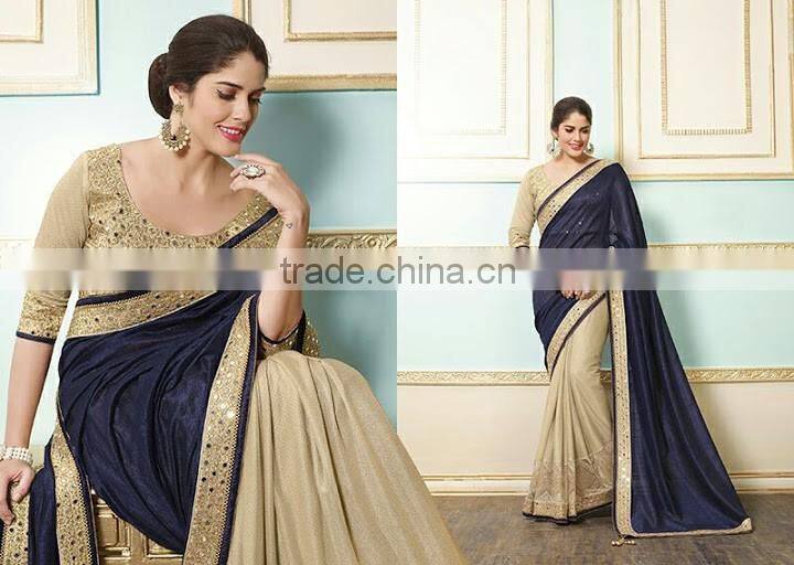 Dark Red Georgette On Fancy Net Saree Online Buy