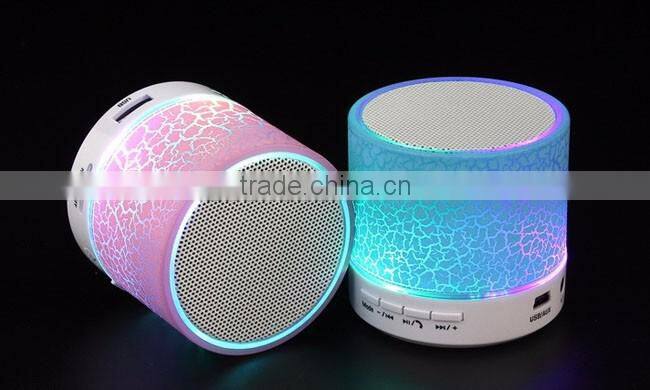 LED Portable Mini Bluetooth Speakers Wireless Smart Hands Free Speaker With FM Radio Support SD Card For iPhone Samsung A9
