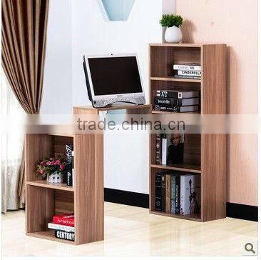 Computer desk with bookshelf, wooden computer desk, cheap home office furniture