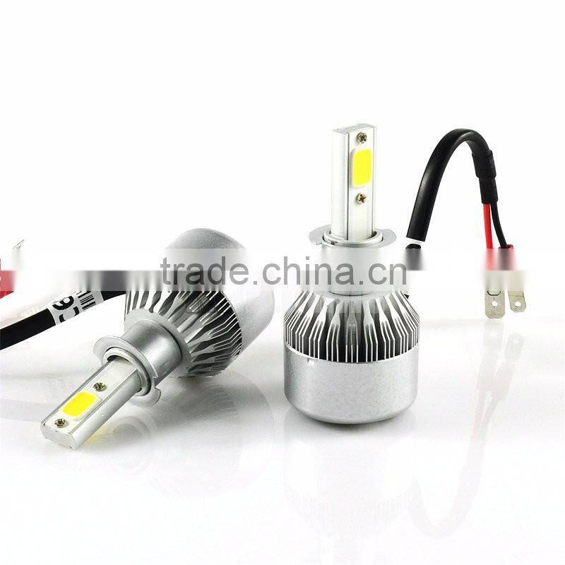 New 12V 36W 3800LM Auto headlamp Car h3 led headlight bulbs Replacement for halogen bulb
