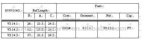 V3.14.1 European Style Clamp-in Tire Valves