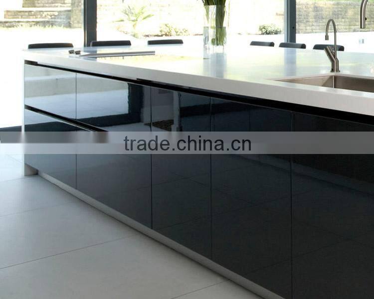 MDF kitchen cabinet with kitchen faucet, Lacquer ktichen cabinet