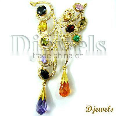 Mix Stone Pendants, Diamond Gold Pendants, Diamond jewelry