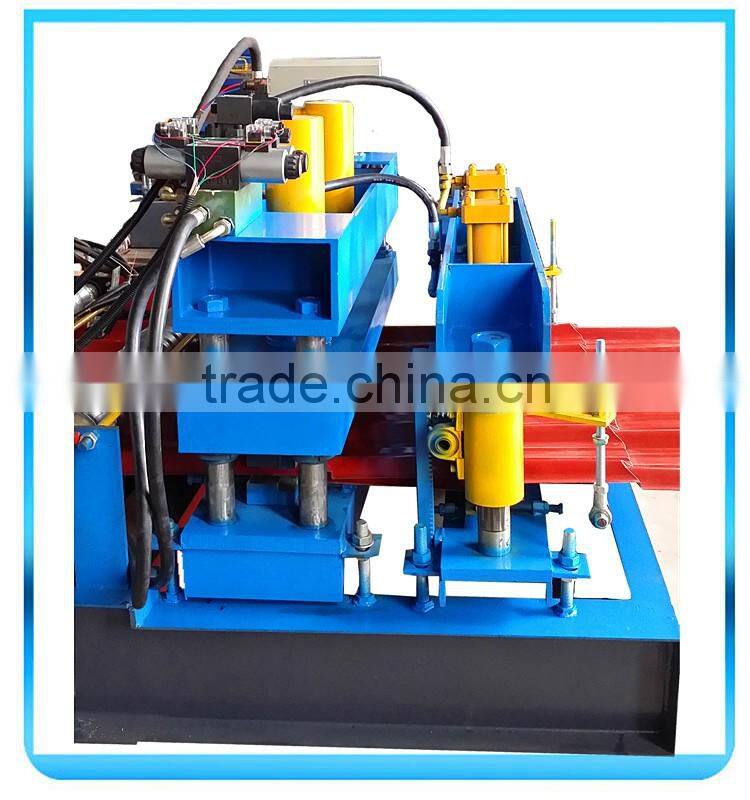 Most Popular Hydraulic Automatic Color Steel Metal Tile Sheet Roof Steel Glazed Roll Forming Machine