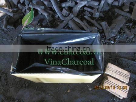 Long Burned Sparkless Coffee Wood charcoal for Iran Market