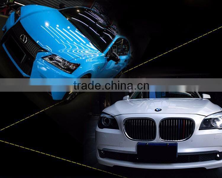 Waterproof Gloss Car Paint Protective Blue Vinyl Wrap Film By Rolls