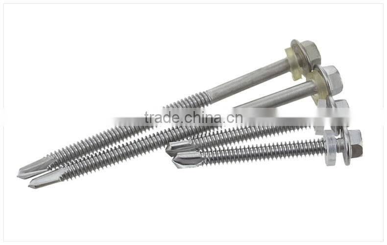 hex head self drilling screw/ hex head self drilling screw with washer/stainless drilling screw with washer
