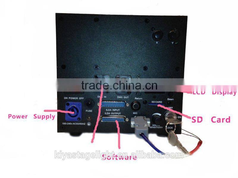 indoor outdoor christmas laser lights 3W ~5W RGB Full Color Laser Light