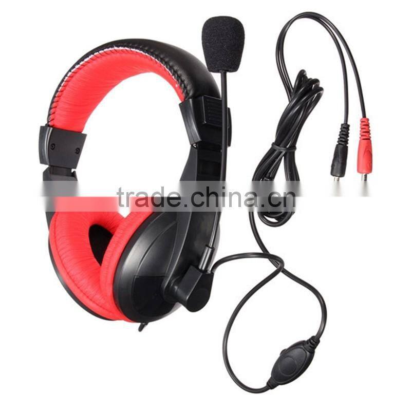 Gaming Headphone 3.5mm Surround Stereo Headset Headband Headphone with Mic for PC Laptop Low Bass Wired Headset
