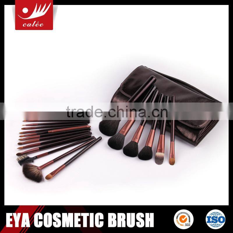 Fashionable 22pcs professional cosmetic brush set with handbag