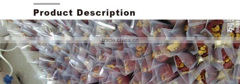 2016 new dried chinese walnut sandwish red jujube sealed vacuum bag