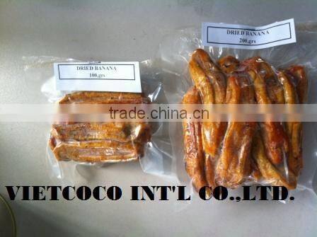 Soft dried banana