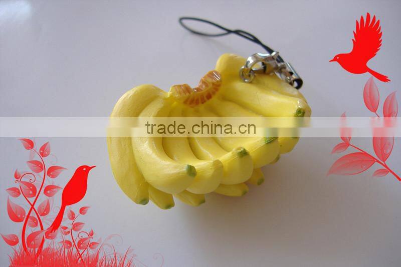 Realistic simulation/fake/artificial green vegetable/fruit mobile pendant,straps/drop ornament/keychain,promotion gift present