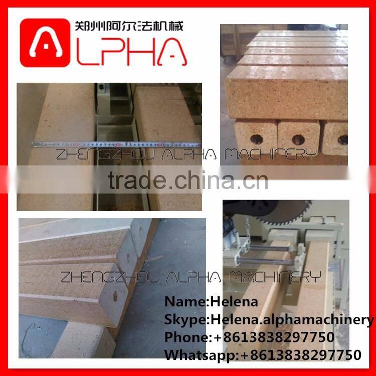 Four heads sawdust wood extruder machine /Hot press wood pallet block making machine