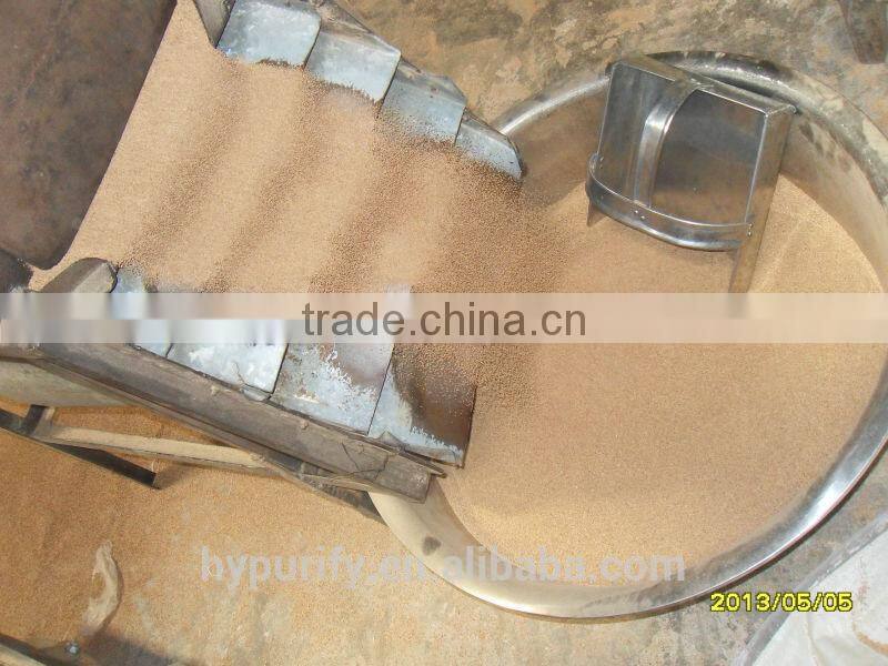 crushed dry walnut shell in turbo charger 12-20 16-20 mesh