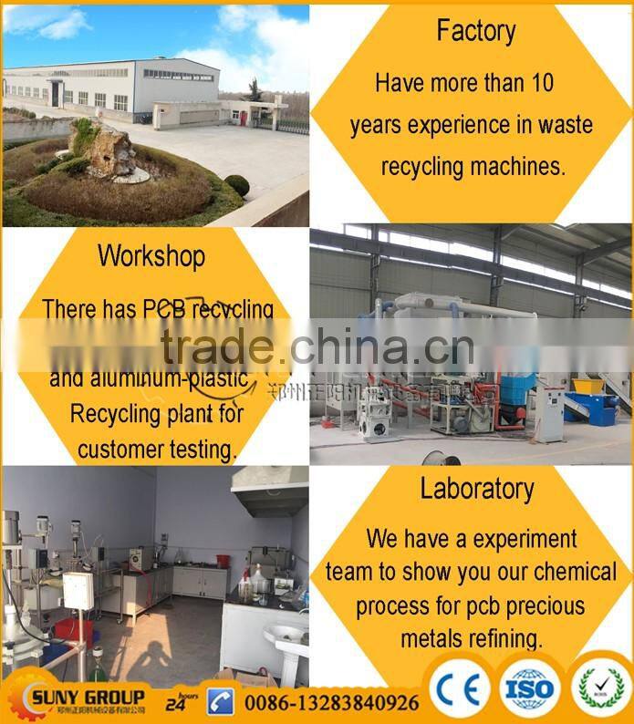 advance e waste gold extraction machine plated gold recycling machine on sale