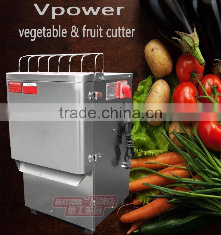 Capacity 400kg/h Automatic Vegetable Cutting Machine With Whole Stainless Steel