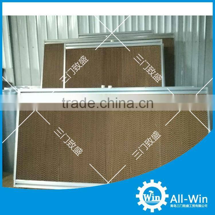 corrugated evaporative cooling pad in poultry