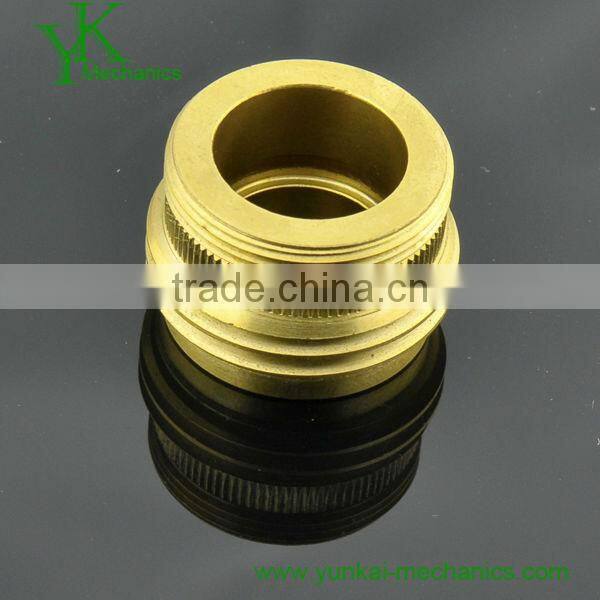 Brass parts, golden chrome plating part, solar water pump cnc turning parts, cnc machining precision parts
