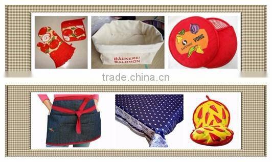 Full length new style bib dishwasher butcher fish cutting apron with green closure strips