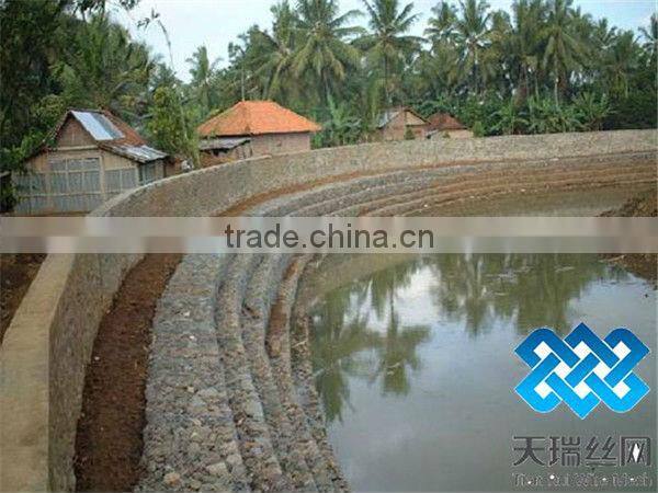 galvanized+PVC coated gabions/gabion box/gabion mesh/mattress