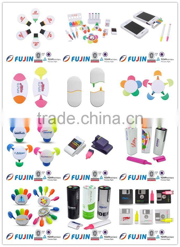4 color swim ring shaped highlighter gift/promotional gifts/gift pen