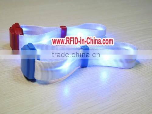 Programmable RFID Wristband with LED Light with low price
