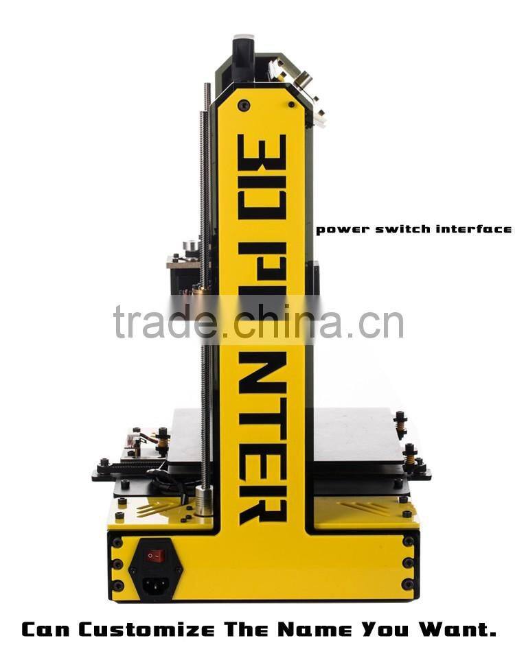 2016 New Hot Reprap DIY Semi Assembled 3D Printer Prusa I4 Prusa I3 Plus 2020 Aluminum Frame Linear Guide Rail for XZY Axis