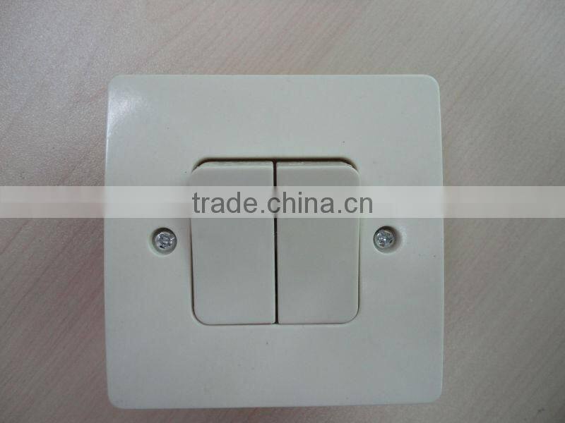 2 Gang Competitive Africa Ingelec Wall Light Switch