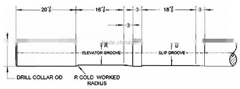 Special Spiral Drilling Collar (Drill Pipe, Drilling Rob)