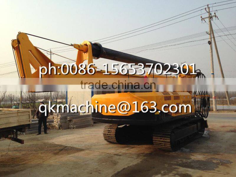 Crawler Rotary Diesel Engine Drill Rig / Pile Driver From China
