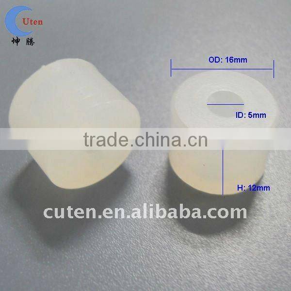 Different silicone bottle plug with through hole