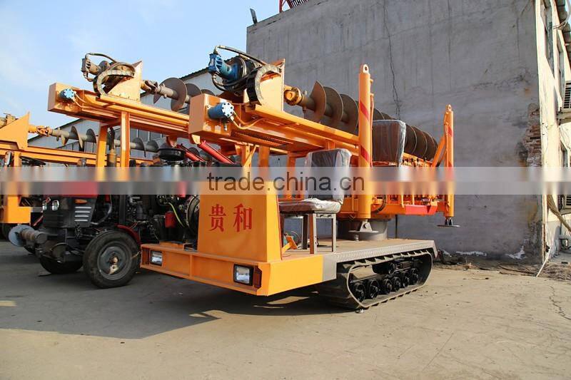 Tractor Telegraph poles trepanning machine