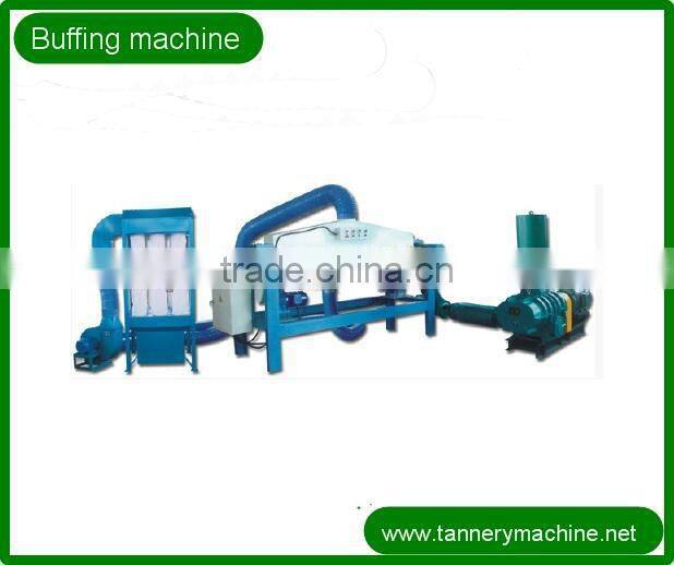 any size new model leather buffing machine with dusty collect