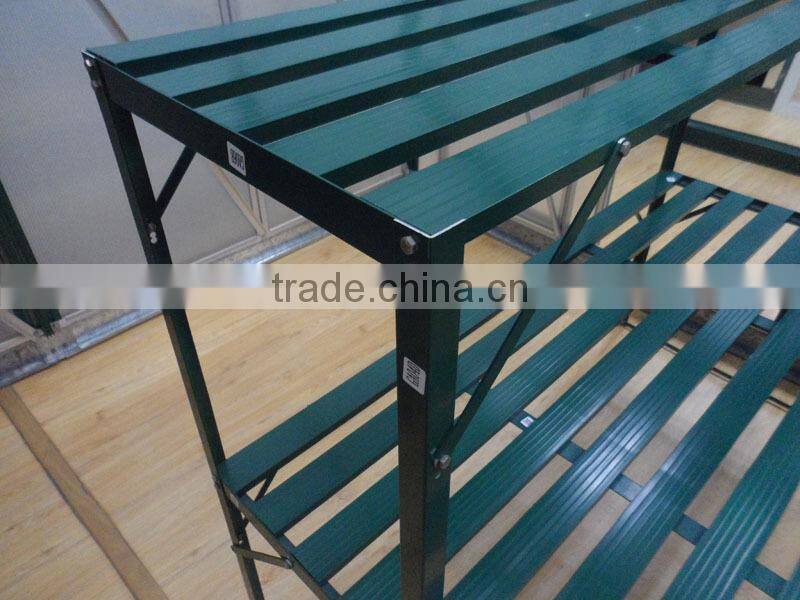 Greenhouse free standing metal flower shelf HX56 series