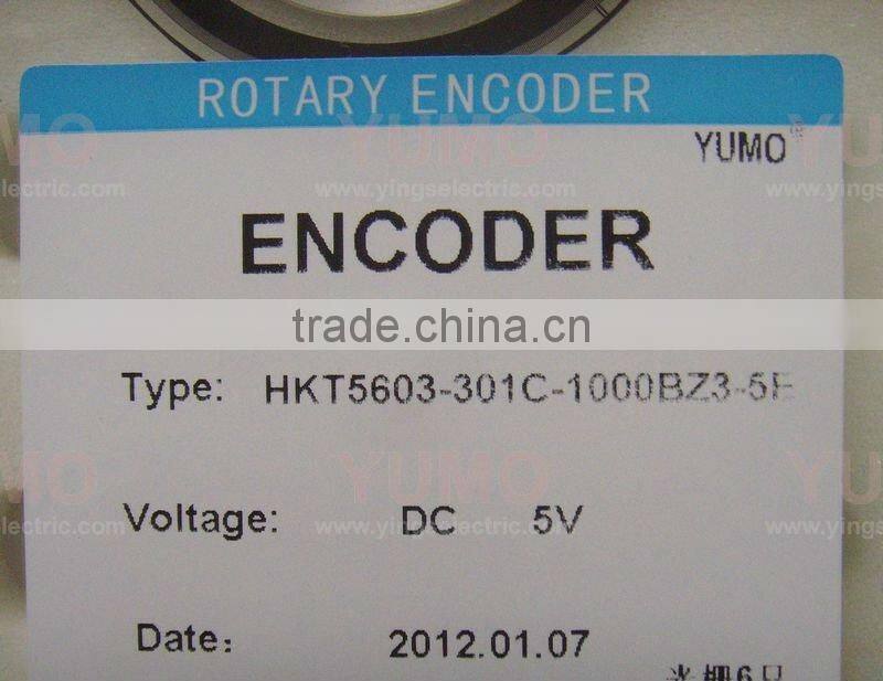 HKT56 servo motor 500ppr encoder dc motor optical YUMO small min rotary encoder motor encoder