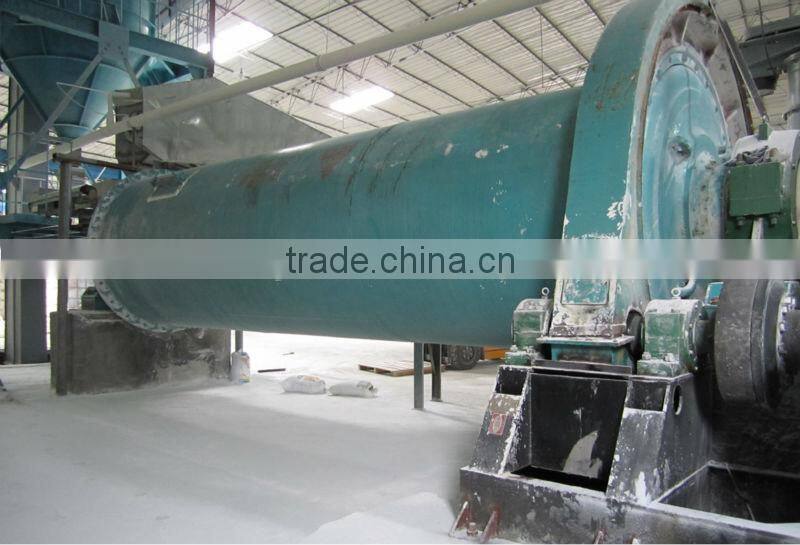 Limestone grinding ball mill plant with dust collector