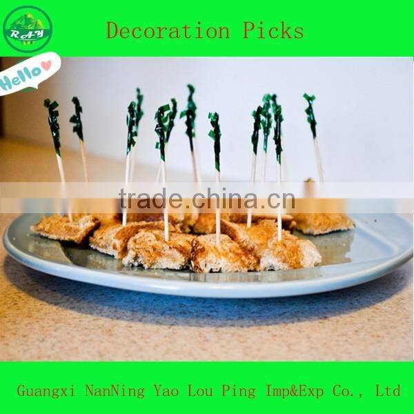 Bamboo Toothpick With Plastic Bag Packing