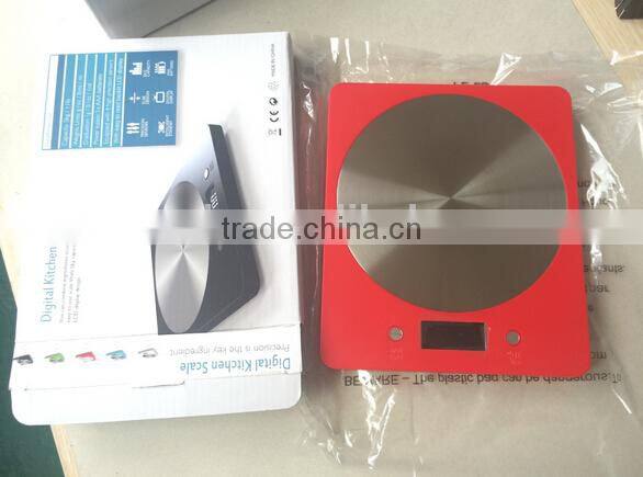 ABS plastic commercial digital kitchen scale 5kg