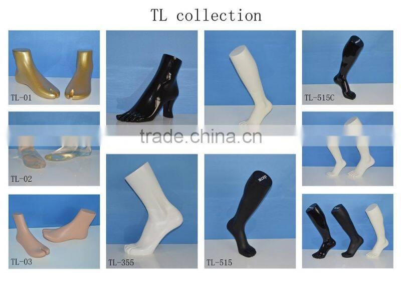 Cheap sock and shoes display mannequin foot for sale