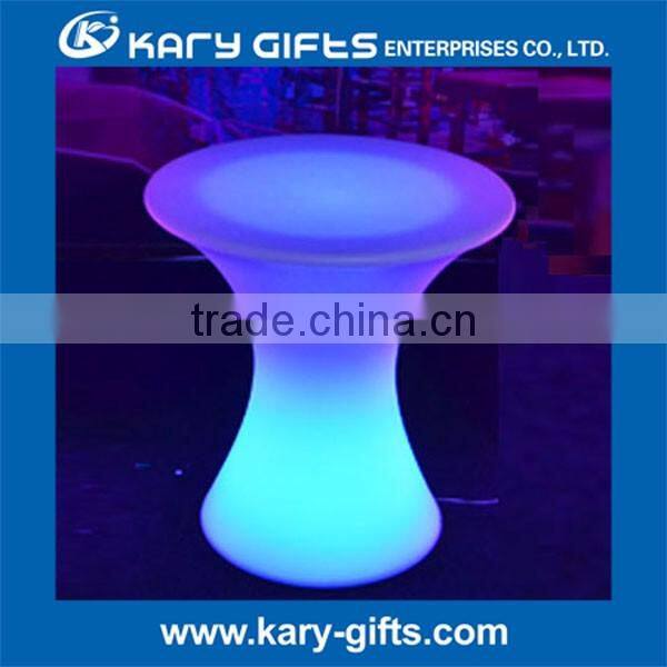 LED glow bar coffee round/cube lighting table with magic cleaner
