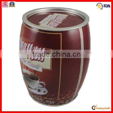 airtight high grade coffee metal tins